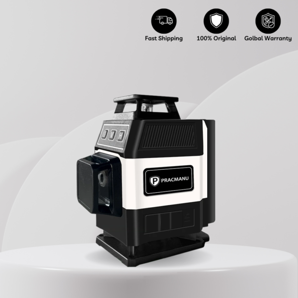 Pracmanu Mini 16 Lines 4D Laser Level Green Lines Self-Leveling Horizontal and Vertical Powerful Green Beams Laser Level