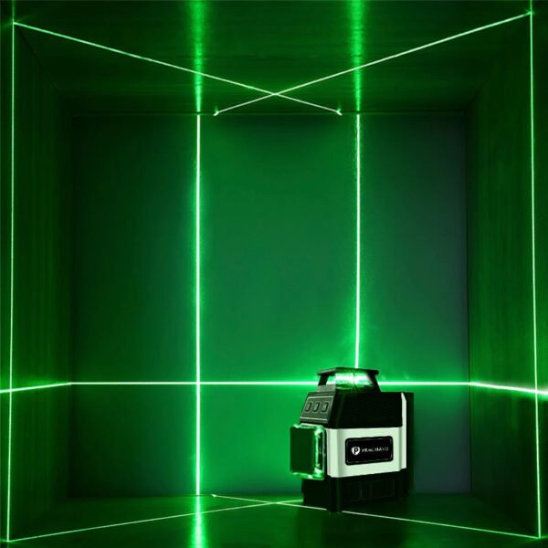 Pracmanu Mini 16 Lines 4D Laser Level Green Lines Self-Leveling Horizontal and Vertical Powerful Green Beams Laser Level - Image 6