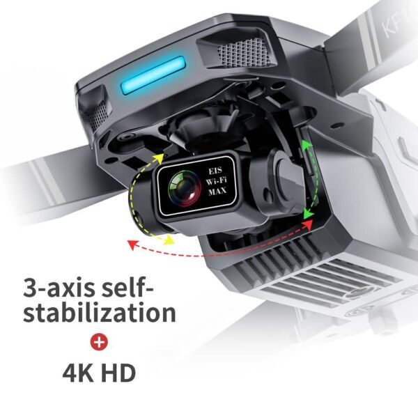KF101 MAX Drone 4K Professional 3-Axis Gimbal Brushless Motor 5G WIFI GPS Drone - Image 2
