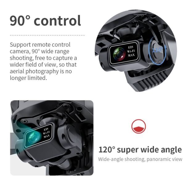 KF101 MAX Drone 4K Professional 3-Axis Gimbal Brushless Motor 5G WIFI GPS Drone - Image 3