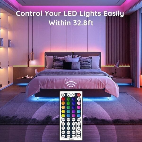Govee LED Strip Lights, 32.8FT RGB LED Lights with Remote Control, 20 Colors and DIY Mode Color Changing LED Lights, Easy Installation Light Strip for Bedroom, Ceiling, Kitchen (2x16.4FT) - Image 3