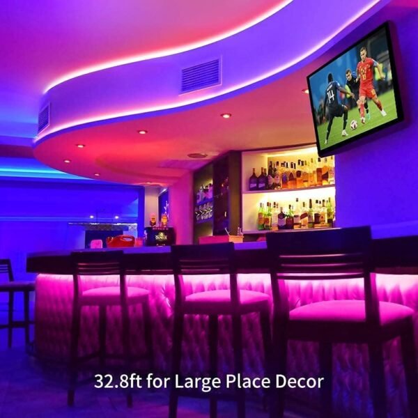 Govee LED Strip Lights, 32.8FT RGB LED Lights with Remote Control, 20 Colors and DIY Mode Color Changing LED Lights, Easy Installation Light Strip for Bedroom, Ceiling, Kitchen (2x16.4FT) - Image 4