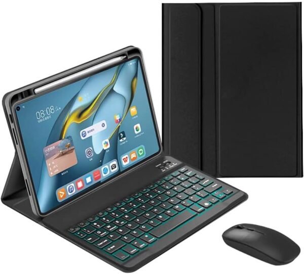iPad Air 5th/4th Generation Case with Keyboard, iPad Pro 11 inch Keyboard, Smart Trackpad, 7 Color Backlit, Wireless Detachable Keyboard for iPad Air 10.9 2022/2020, iPad Pro 11 (4/3/2/1 Gen), Gray.
